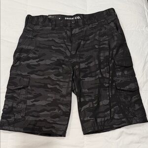 Iron Co. Men's Blackout Camo Hybrid Shorts